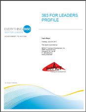 Everything DiSC® 363 for Leaders Report